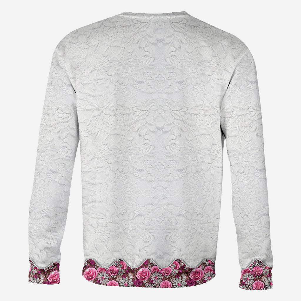 Stop Asking Why I'm Crazy - Personalized Flamingo All Over Shirt