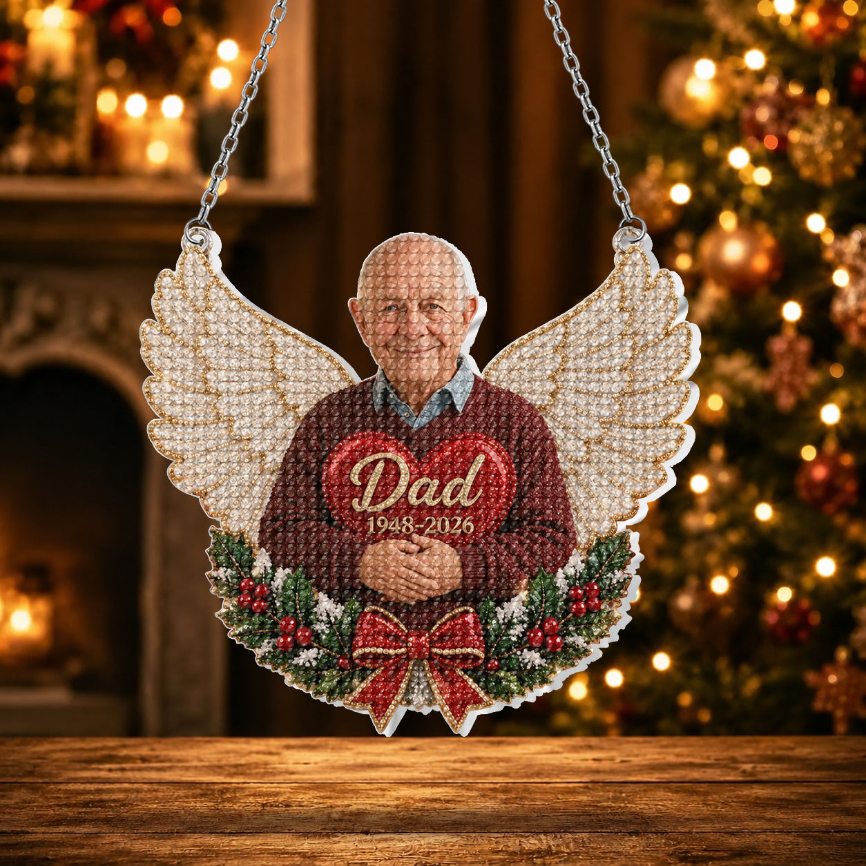 I'm Always With You - Personalized Memorial Diamond Painting Ornament Kit