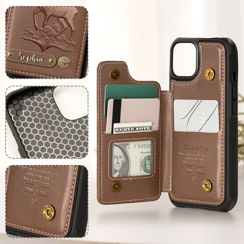 Country Girl - Personalized Hunting Wallet Phone Case