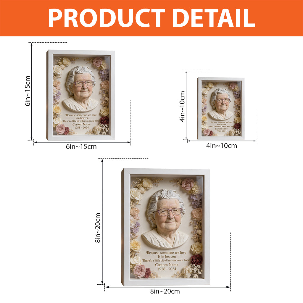 Individuell gestalteter Gedenkblumenkasten nach Foto – Personalisierte Gedenktafel aus Acryl in individueller Form