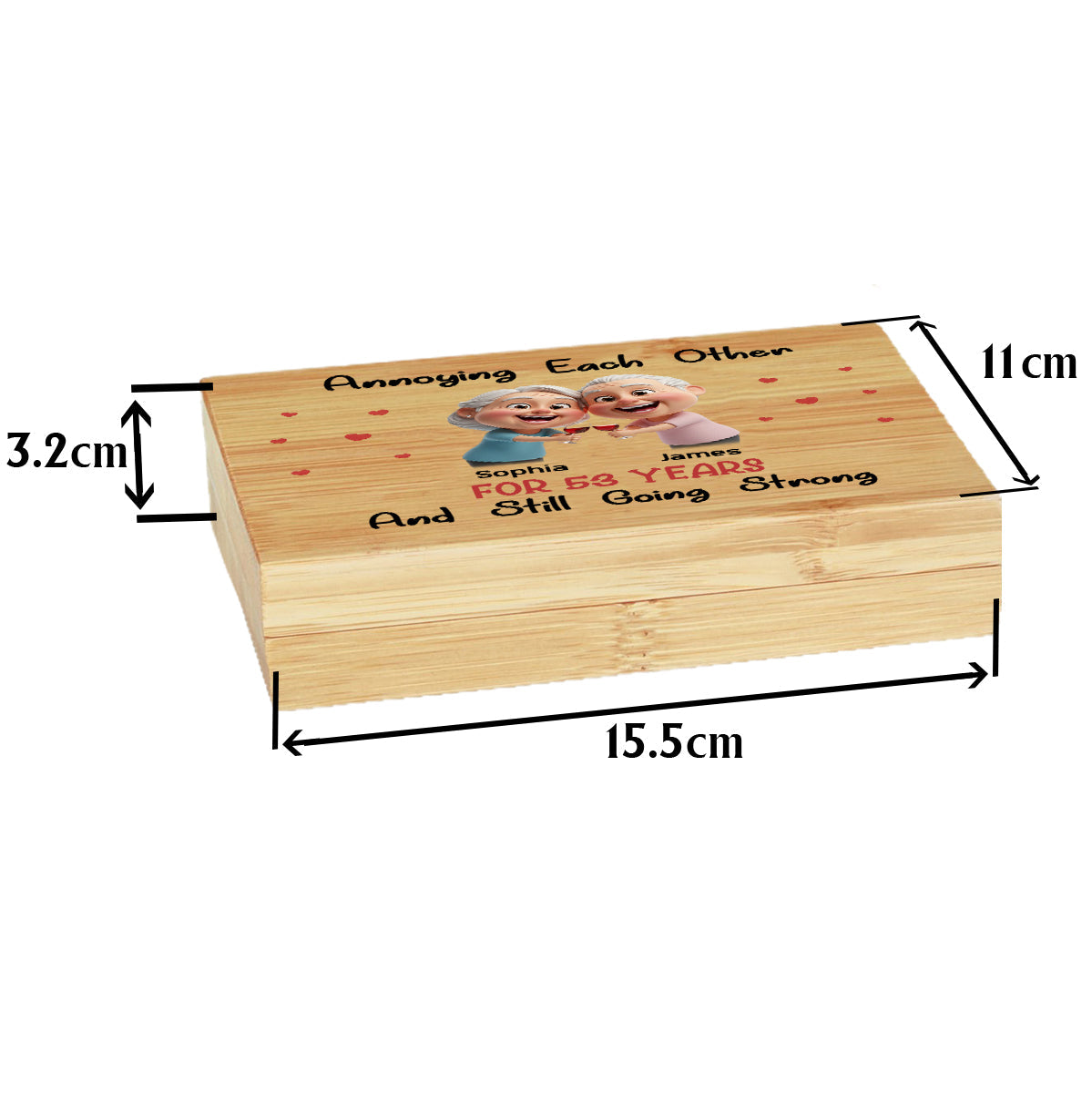 Sich gegenseitig nerven – Überzeichnetes Maskottchen – Personalisiertes Weinöffner-Set