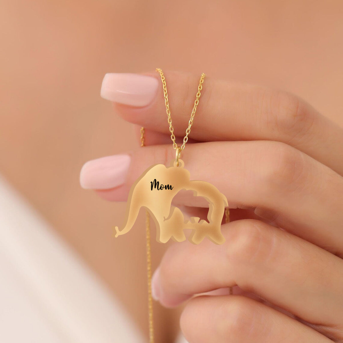 Alles Gute zum Muttertag – Personalisierte Partner-Halskette mit Anhänger für Mütter