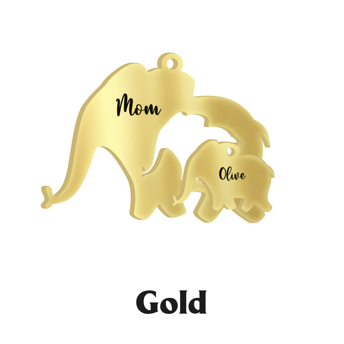 Alles Gute zum Muttertag – Personalisierte Partner-Halskette mit Anhänger für Mütter