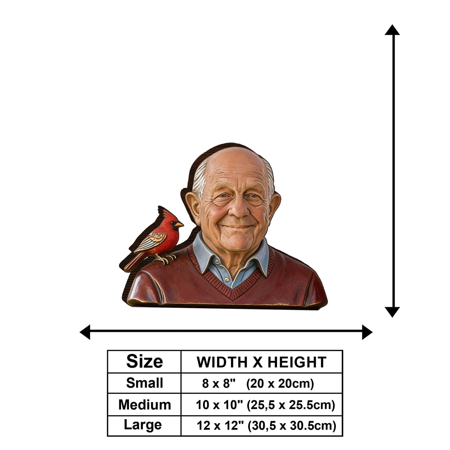 Loved Ones Are Near - Personalized Memorial Wooden Wall Mount Sign