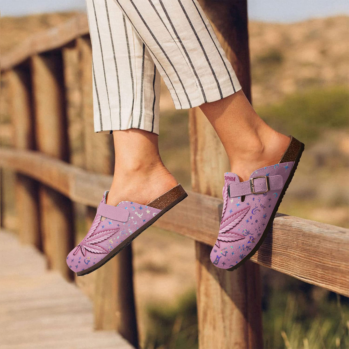 Stoner Chick - Personalized Weed Clogs With Arch Support