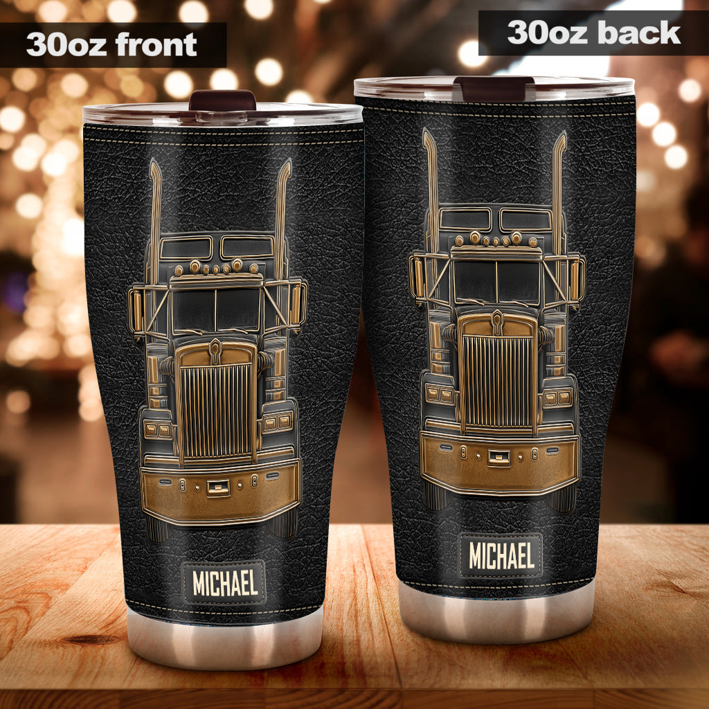 Truck Driver - Personalized Trucker Tumbler