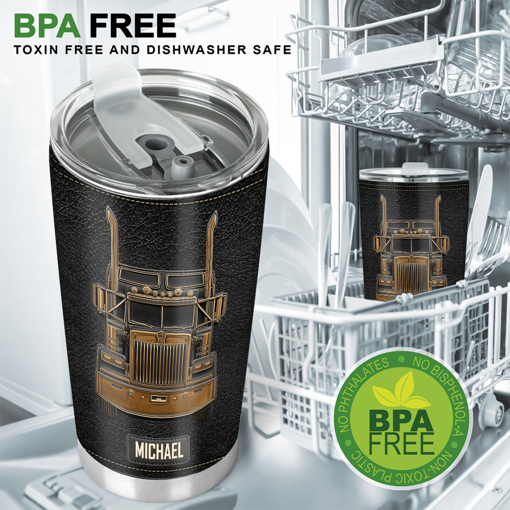 Truck Driver - Personalized Trucker Tumbler