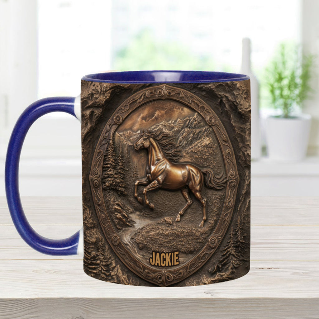 Wild Spirit - Personalisierte Tasse mit Pferdemotiv