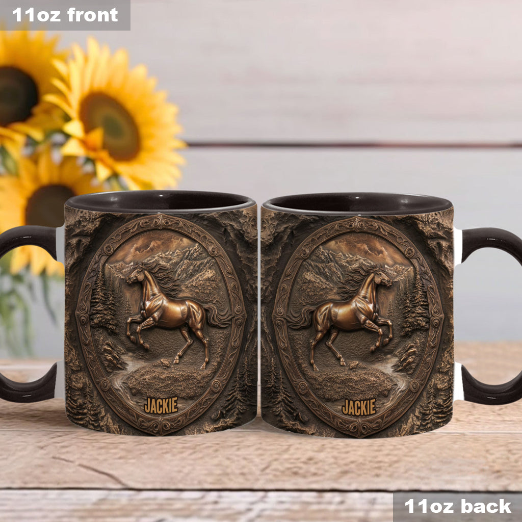 Wild Spirit - Personalisierte Tasse mit Pferdemotiv