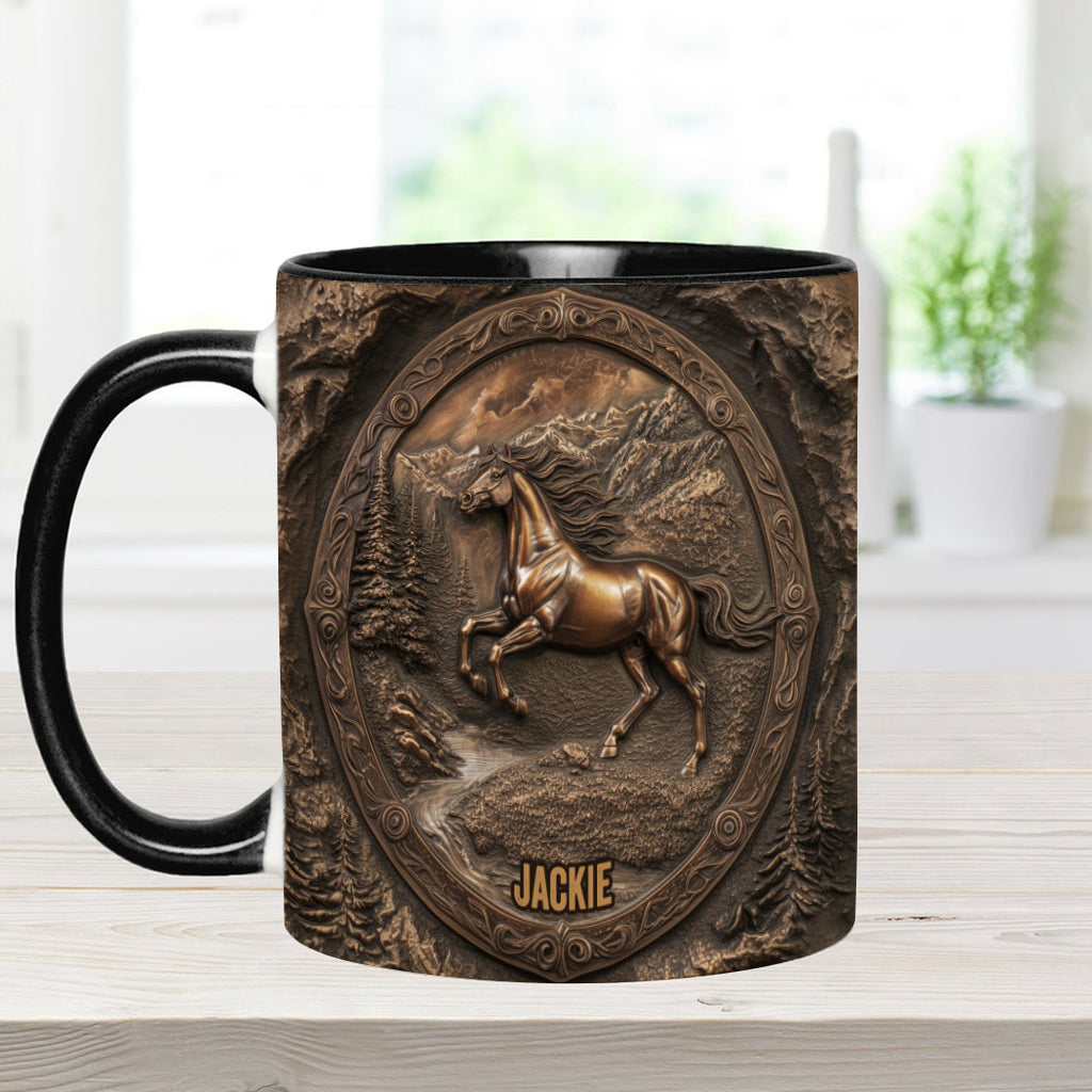 Wild Spirit - Personalisierte Tasse mit Pferdemotiv