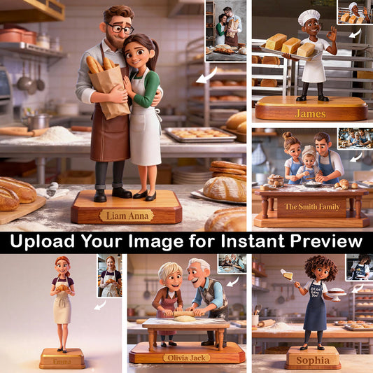 Geschenkidee für Backbegeisterte – Personalisierte Acrylplakette in individueller Form