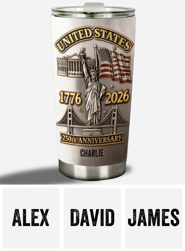 250th Anniversary - Personalized Patriot Tumbler