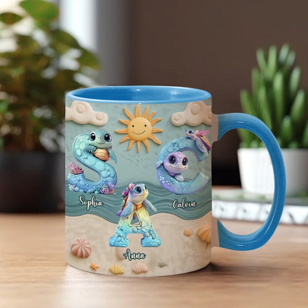 Blessed To Be Called - Personalized Grandma Accent Mug