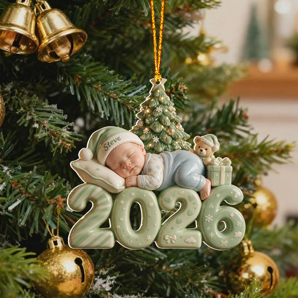 Baby's First Christmas - Personalized Kid Premium 3D Ornament