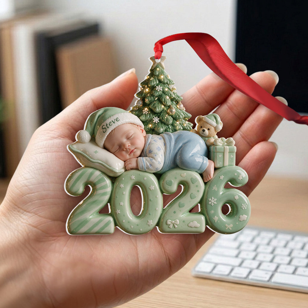 Baby's First Christmas - Personalized Kid Premium 3D Ornament