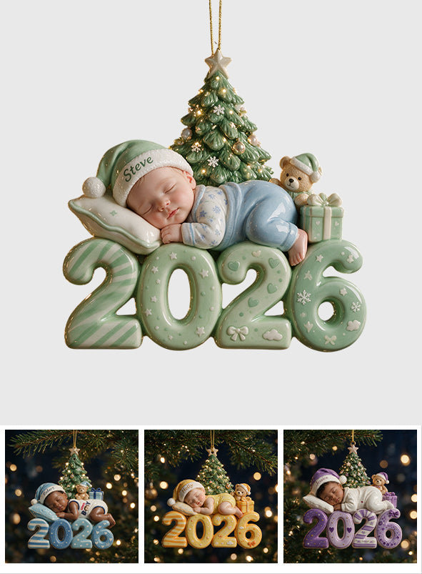 Baby's First Christmas - Personalized Kid Premium 3D Ornament