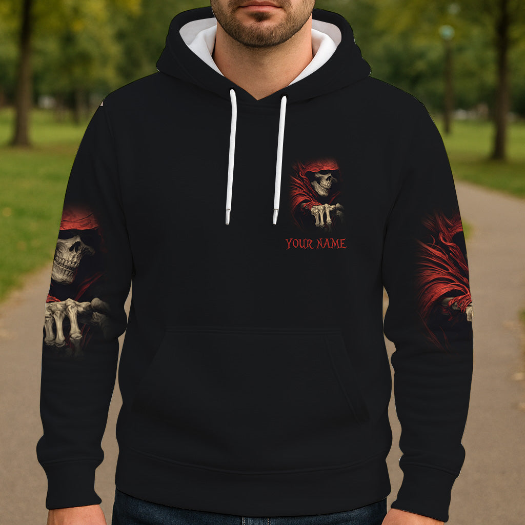 Du bist der Nächste – Personalisiertes Totenkopf-Shirt