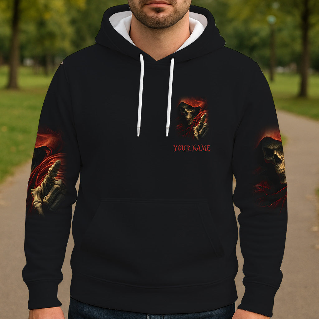 Du bist der Nächste – Personalisiertes Totenkopf-Shirt