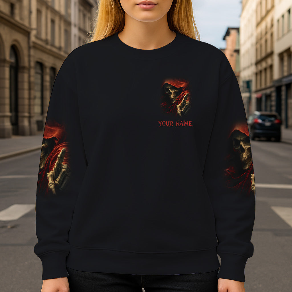 Du bist der Nächste – Personalisiertes Totenkopf-Shirt