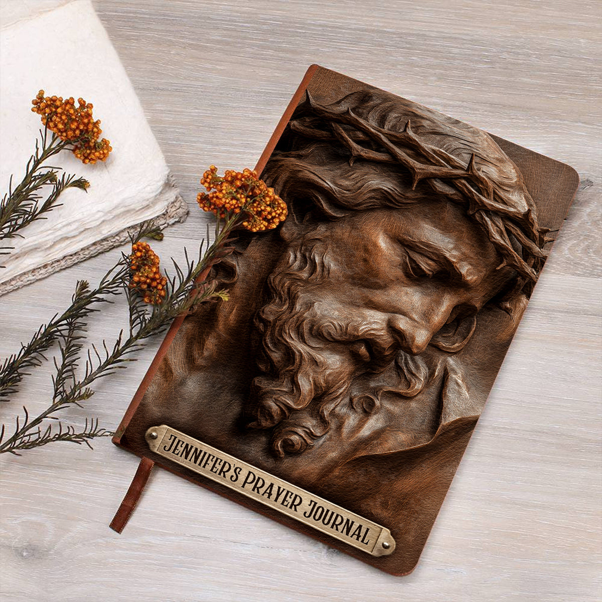 Gebetstagebuch – Personalisiertes christliches Lederjournal