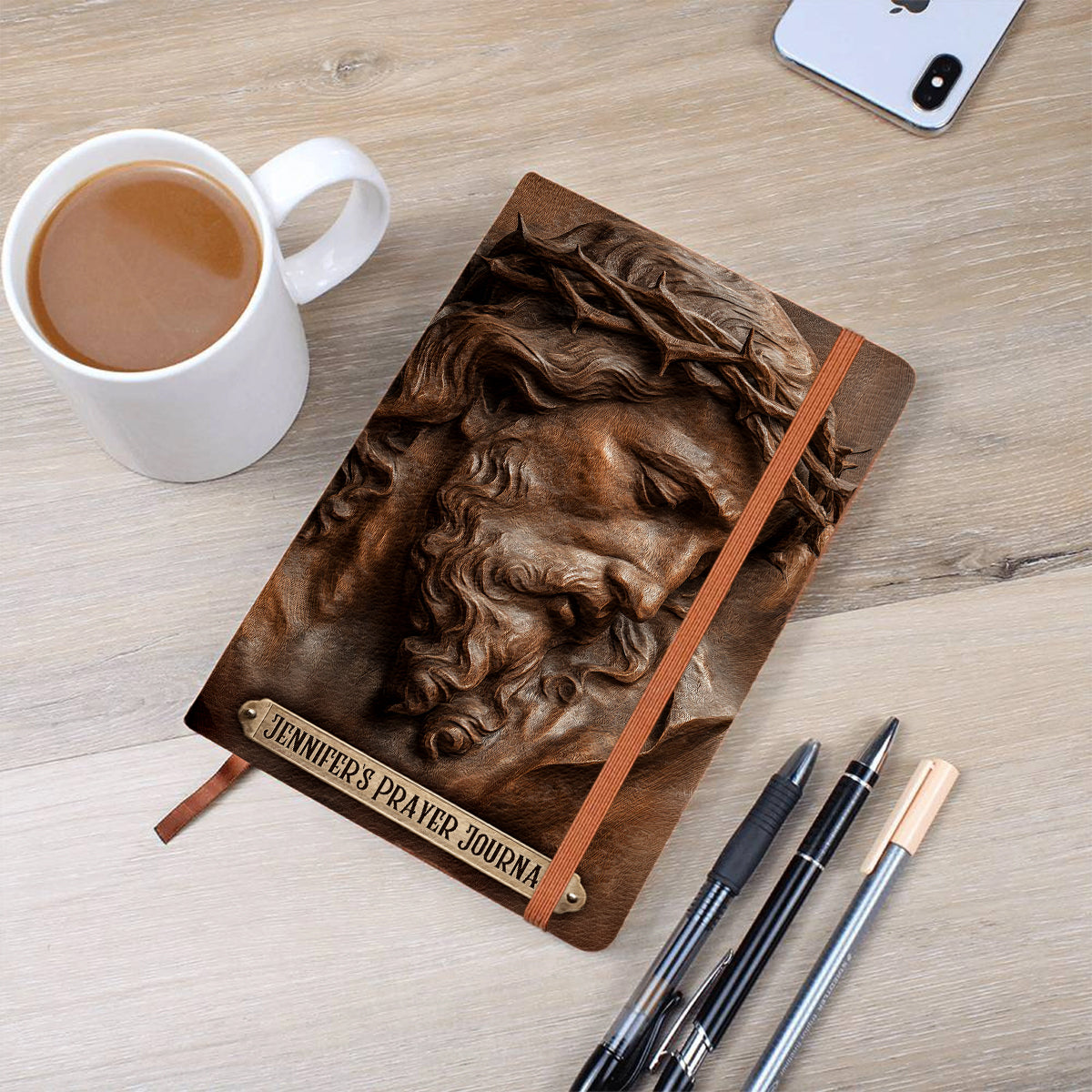 Gebetstagebuch – Personalisiertes christliches Lederjournal