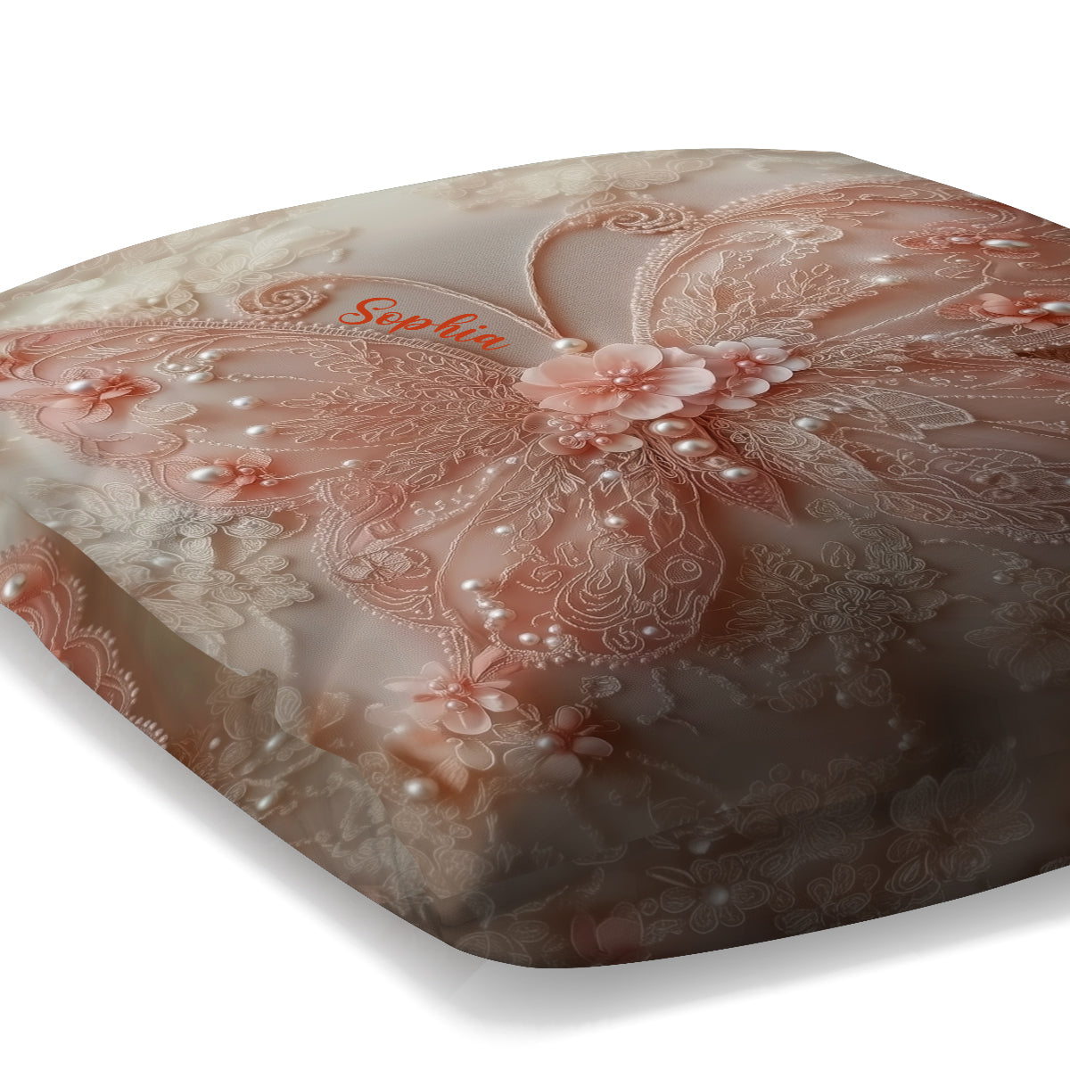 Schmetterlingsliebe – Personalisiertes Schmetterlings-Dekokissen