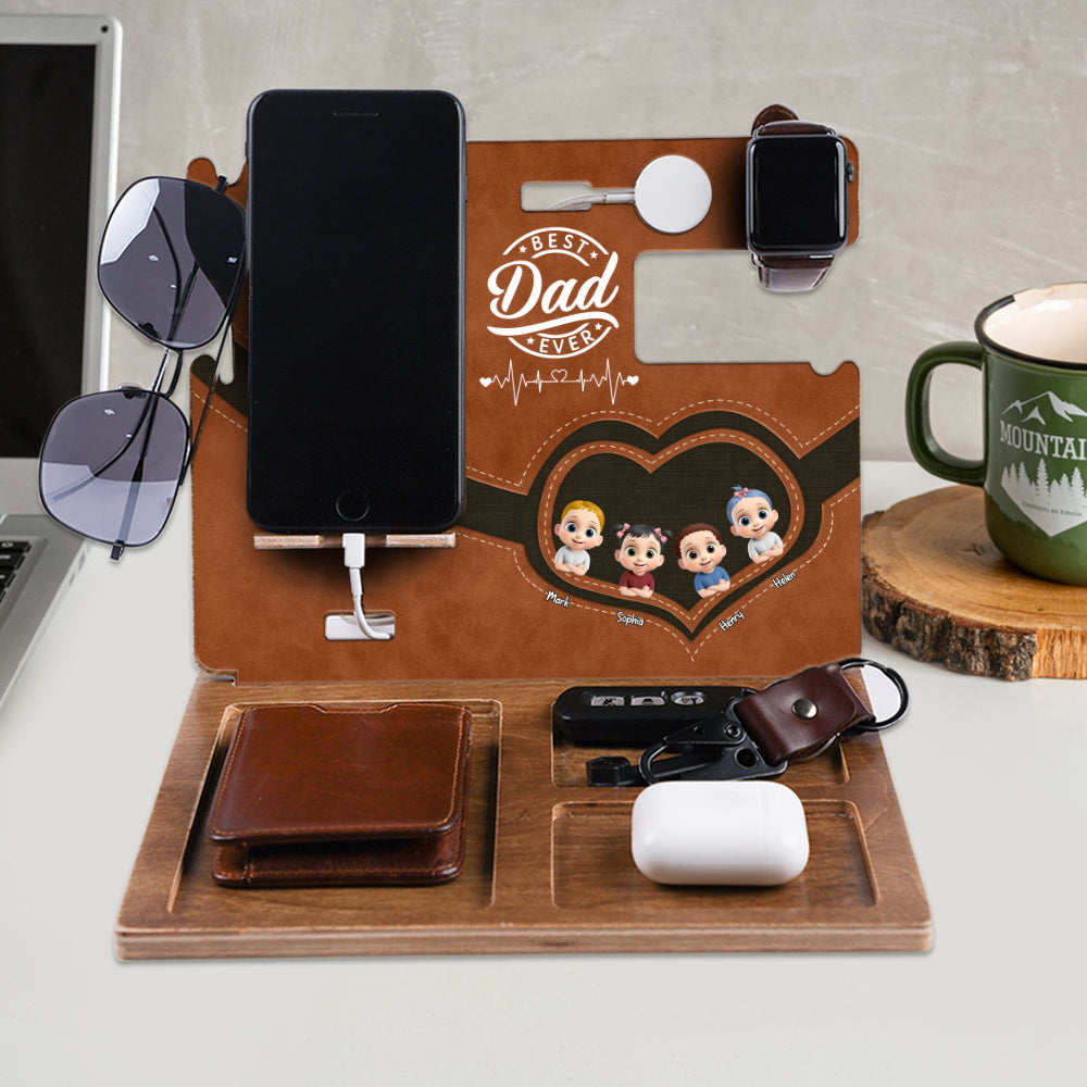 Best Dad Ever - Personalized Father Docking Station