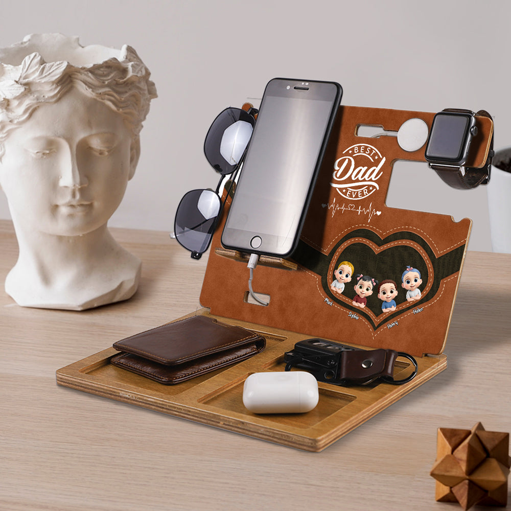 Best Dad Ever - Personalized Father Docking Station