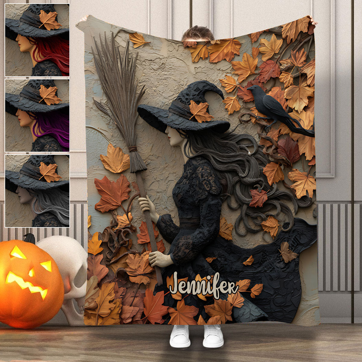 I'm A Witch - Personalized Witch Blanket