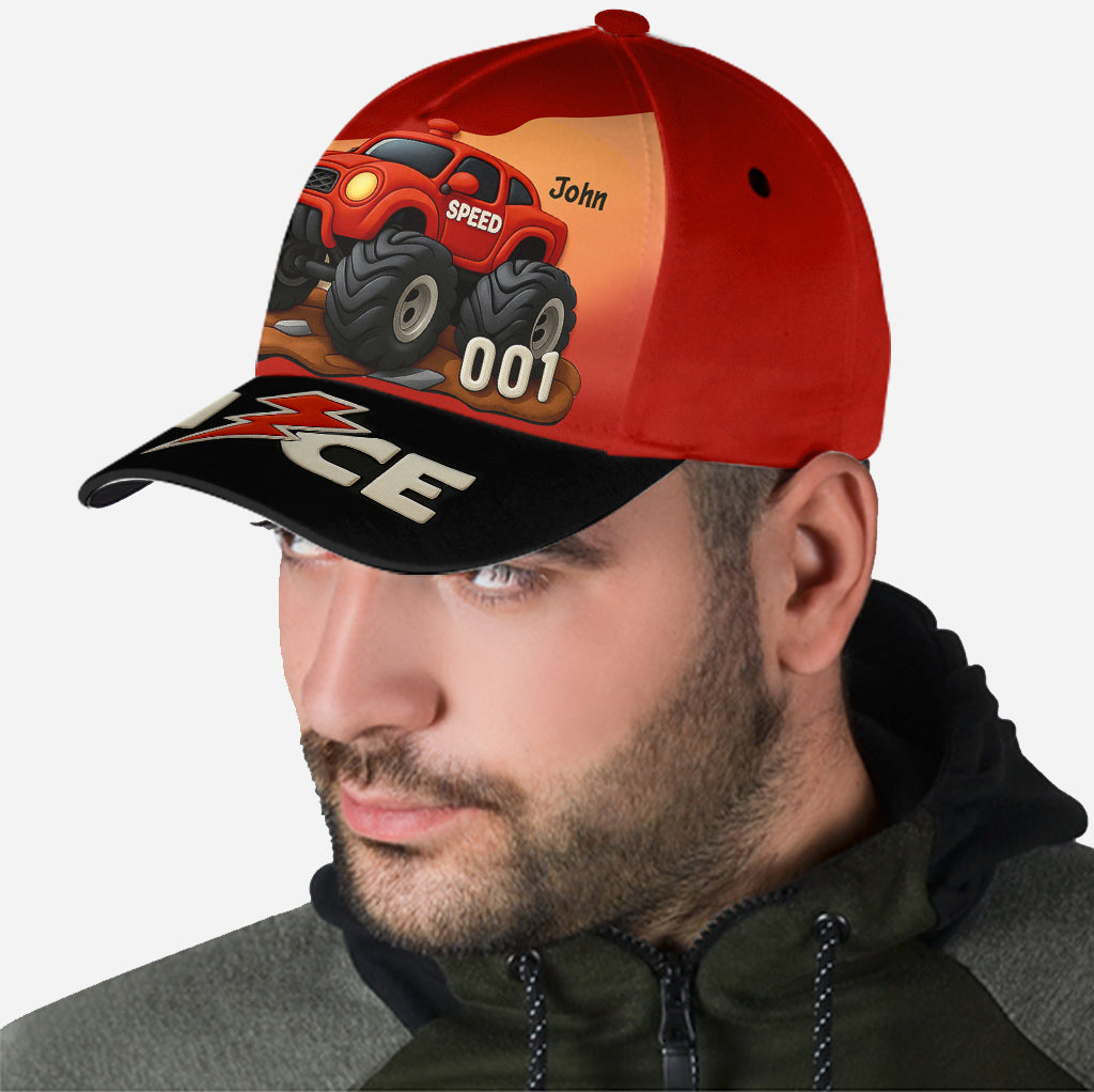 Monster Truck – Niedliches Kindergeschenk – Personalisierte klassische Kinderkappe