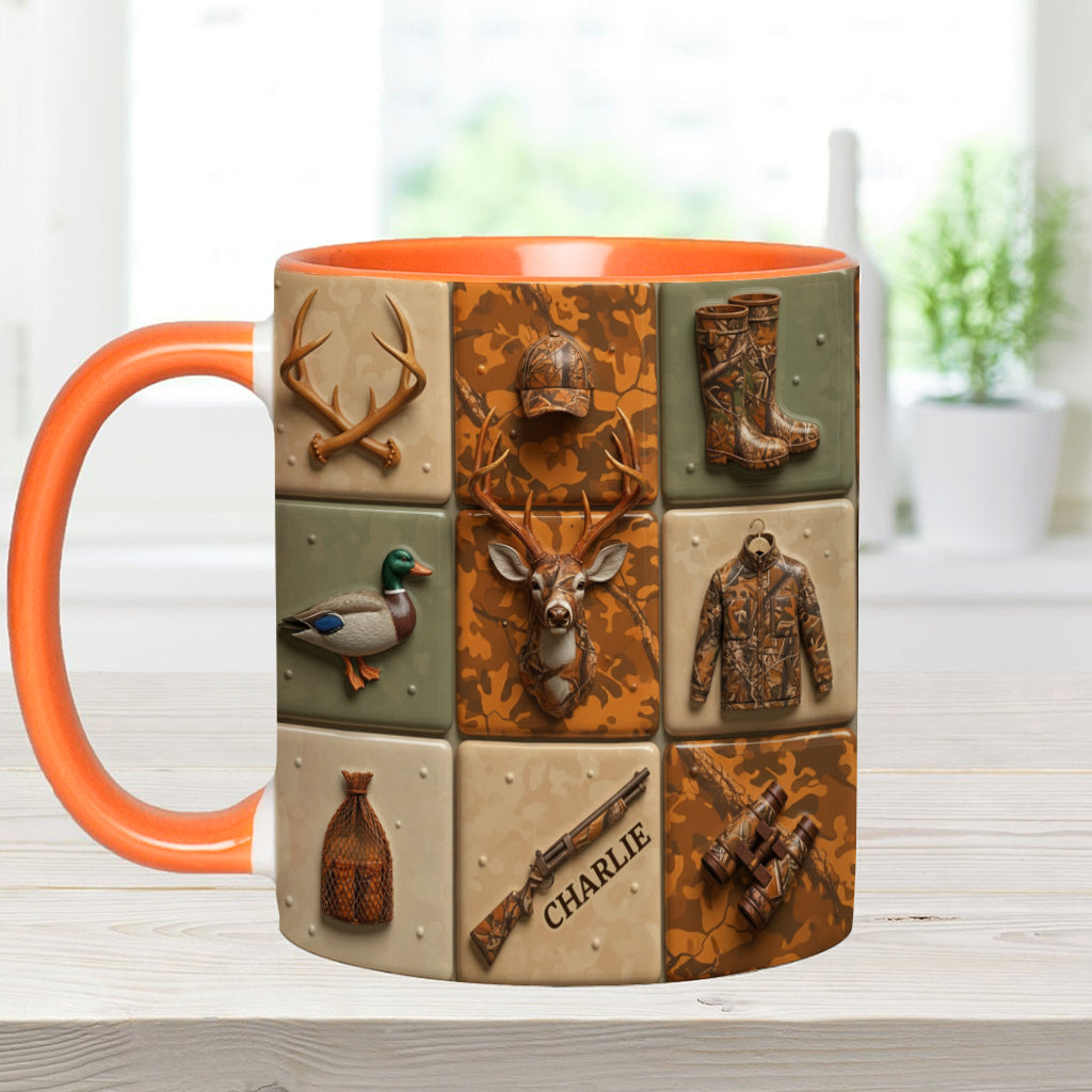 Love Hunting - Personalized Hunting Accent Mug