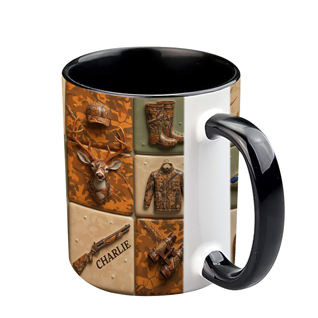 Love Hunting - Personalized Hunting Accent Mug