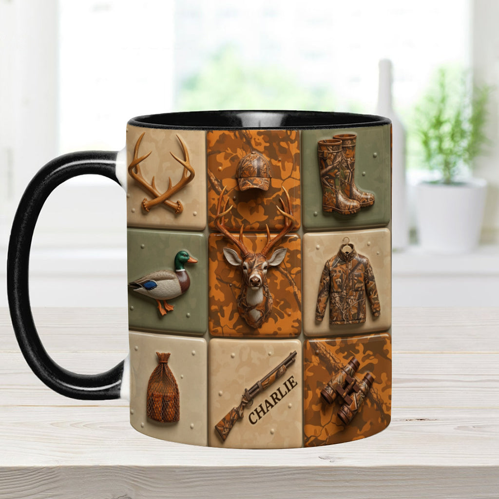 Love Hunting - Personalized Hunting Accent Mug