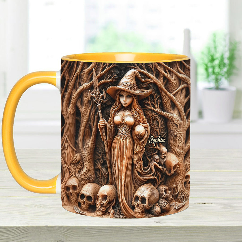 Wunderschöne Hexe – Personalisierte Tasse mit Hexenmotiv