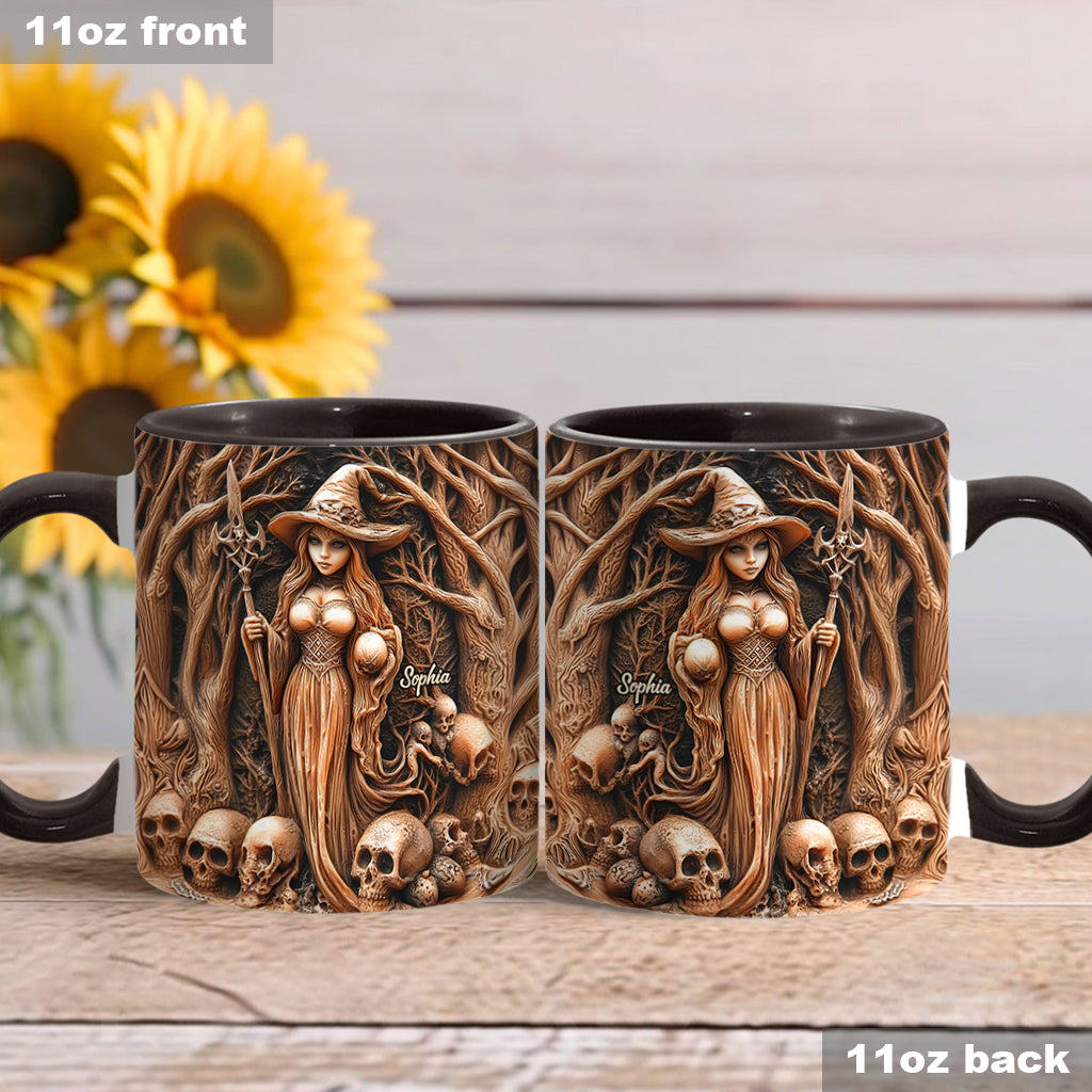 Wunderschöne Hexe – Personalisierte Tasse mit Hexenmotiv