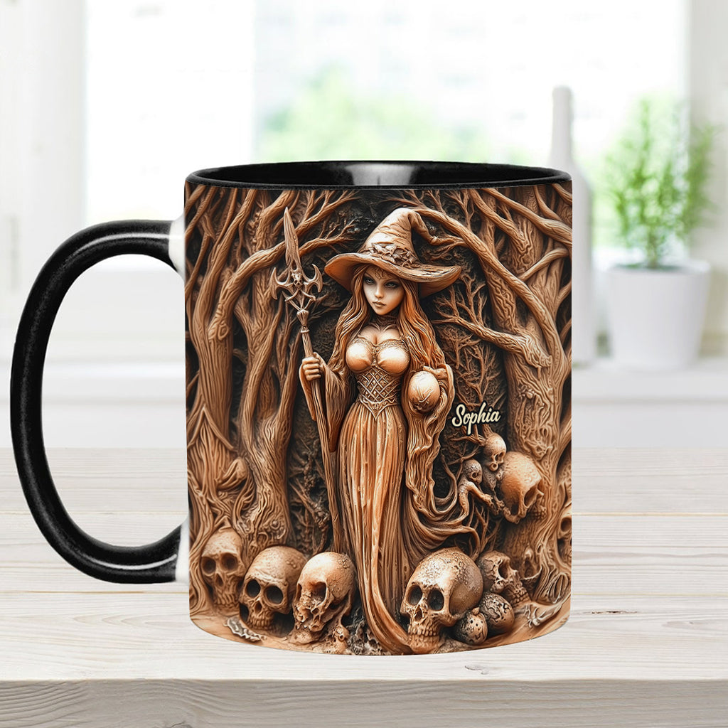 Wunderschöne Hexe – Personalisierte Tasse mit Hexenmotiv