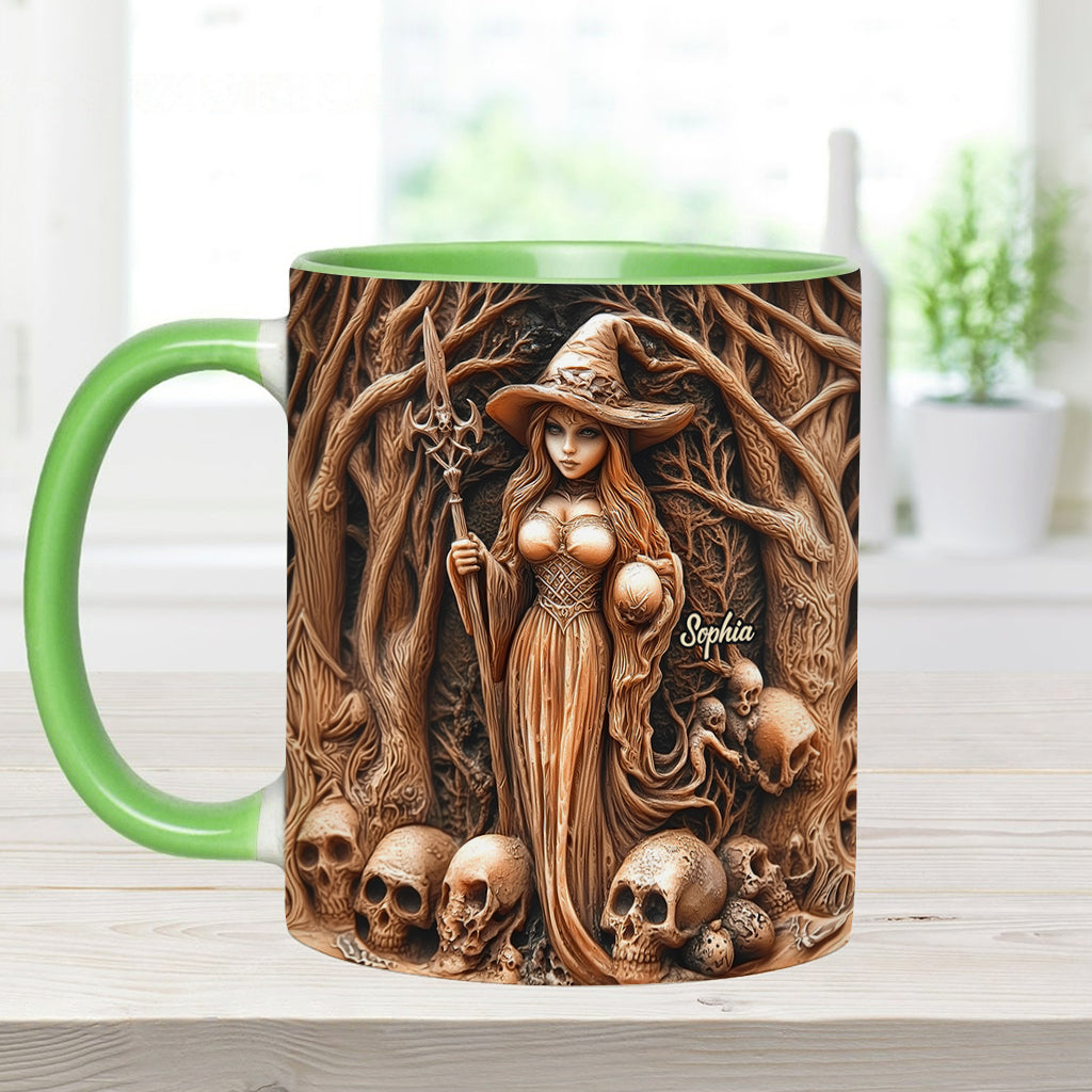 Wunderschöne Hexe – Personalisierte Tasse mit Hexenmotiv