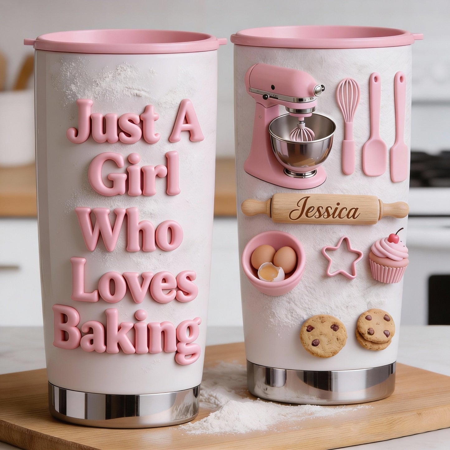Love Baking - Personalized Baking Tumbler