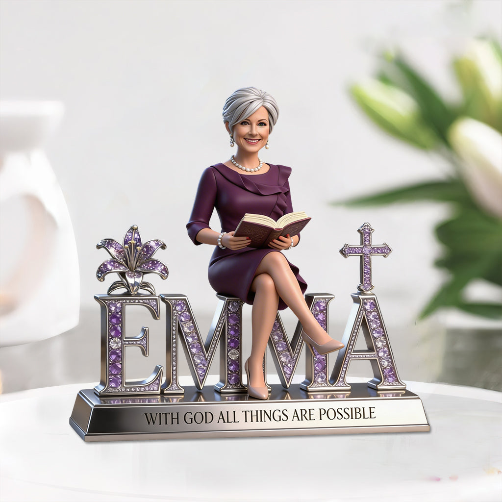 Custom Any Photo Believe - Personalized Christian Custom Shaped Acrylic Plaque