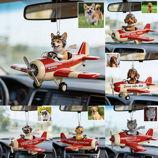 Geschenk für Hundemütter, Tiermütter, Hund- und Katzenliebhaber - Personalisierter Hundewagen Ornament