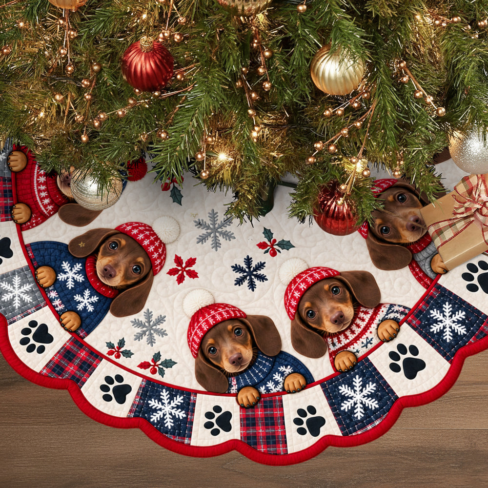 Custom Any Pet - Personalized Dog Shaped Tree Skirt