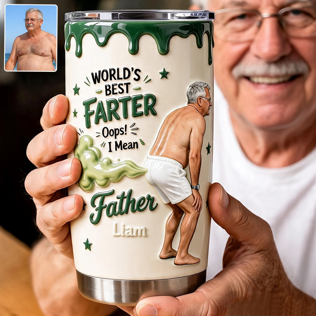 Bester Vater aller Zeiten - Personalisierter Vater-Tumbler