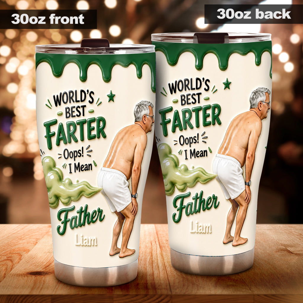Bester Vater aller Zeiten - Personalisierter Vater-Tumbler