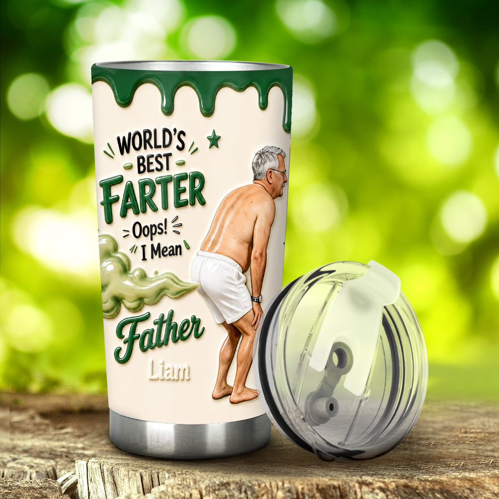 Bester Vater aller Zeiten - Personalisierter Vater-Tumbler