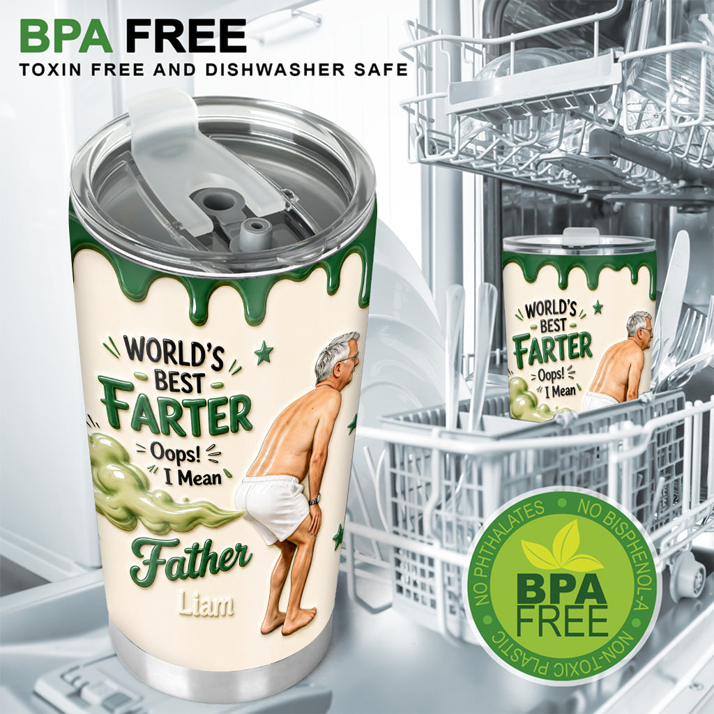 Bester Vater aller Zeiten - Personalisierter Vater-Tumbler