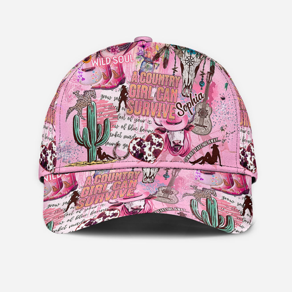 Wild Soul Cowgirl – Personalisierte Cowgirl-Klassiker-Kappe