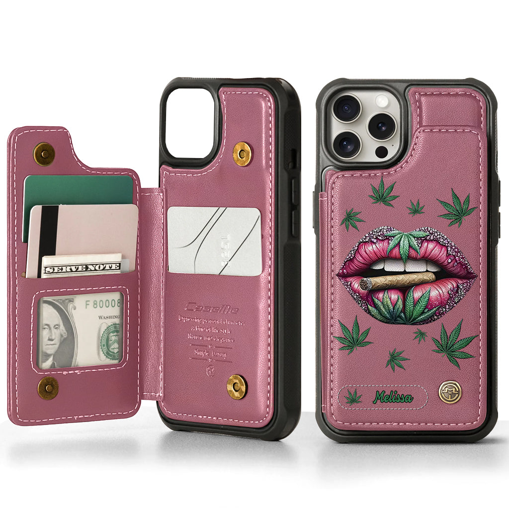 Get High - Personalized Weed Wallet Phone Case