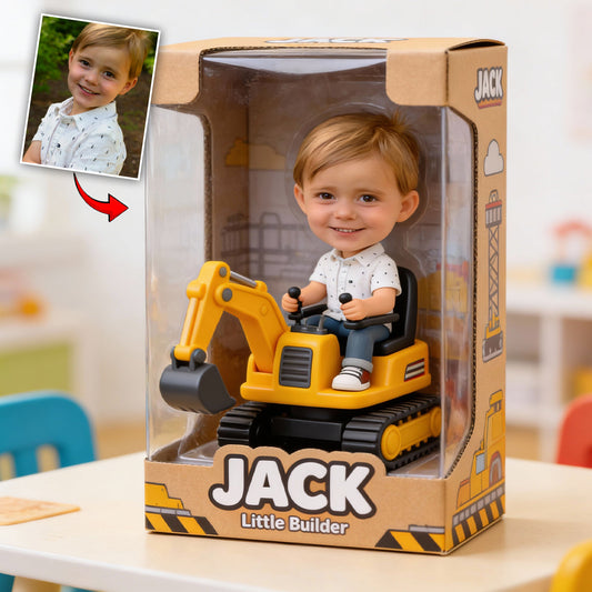 Little Builder - Personalized Kid Custom Shaped Acrylic Plaque