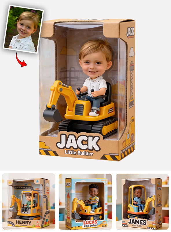 Little Builder - Personalized Kid Custom Shaped Acrylic Plaque