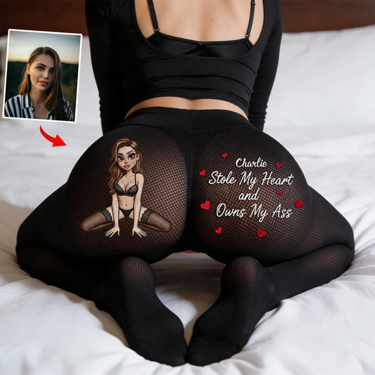 Valentinstagsgeschenk für Sie – personalisierte Damen-Partnerstrumpfhose